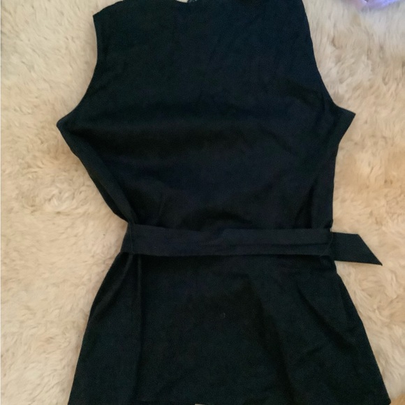 Lafayette 148 New York women’s black sleeveless top - Picture 3 of 4